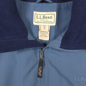 Vintage Men's LL BEAN‎ Jacket size Medium Full Zip Lined Warm Up style OUF43